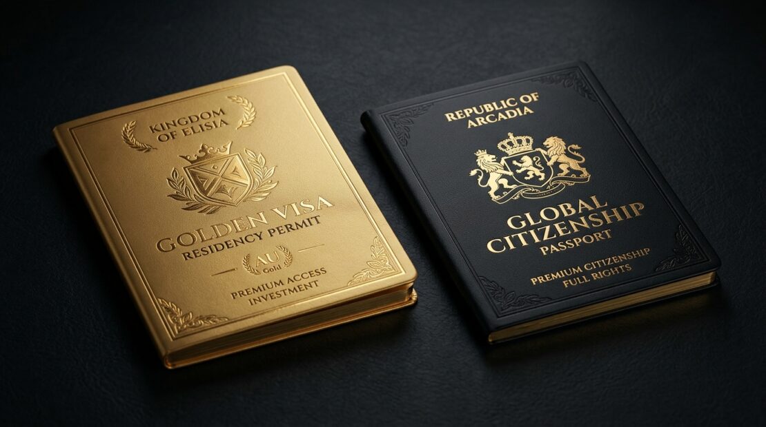 Golden visa residency vs golden passport citizenship comparison