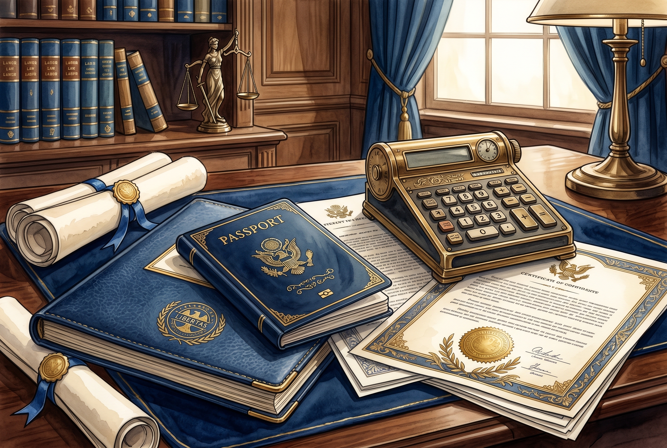 Cheapest citizenship by investment, calculator and passport documents